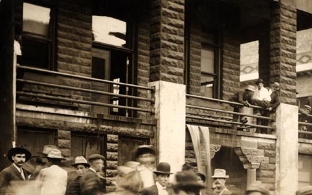 Bisbee Post Office in Flood