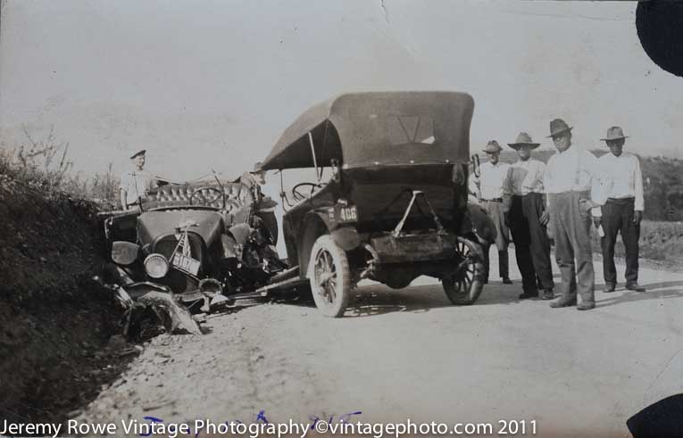 Arizona auto accident ca 1918