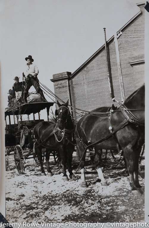 Early Arizona stage coach ca 1915