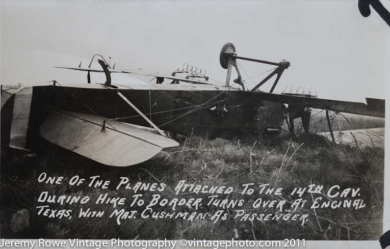 Airplane crash 14th Cav. ca 1918