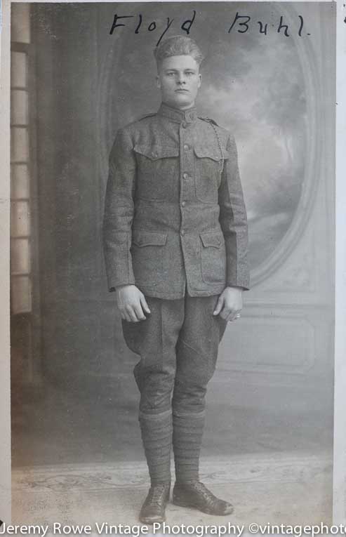 Arizona Border ca 1916, Soldier Floyd Buhl