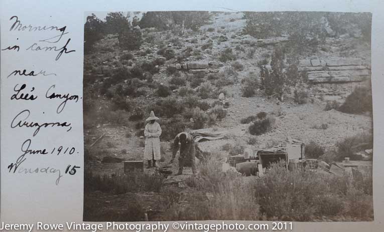 Camping Lee's Canyon ca 1910