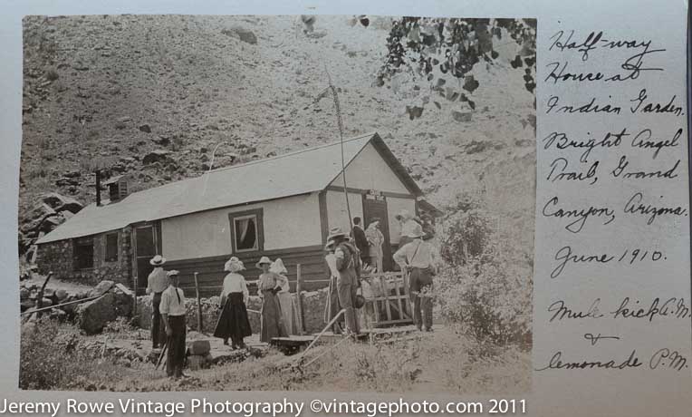 Grand canyon ca 1910, Indian Garden