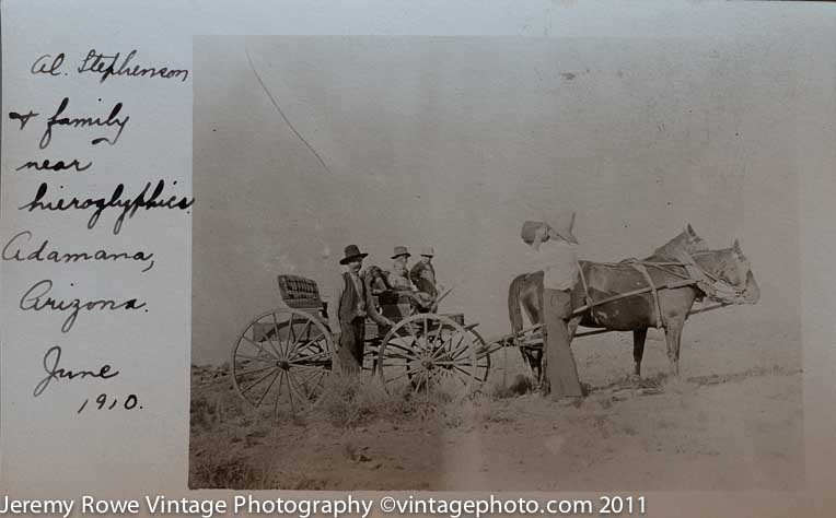 Touring near Adamana ca 1910
