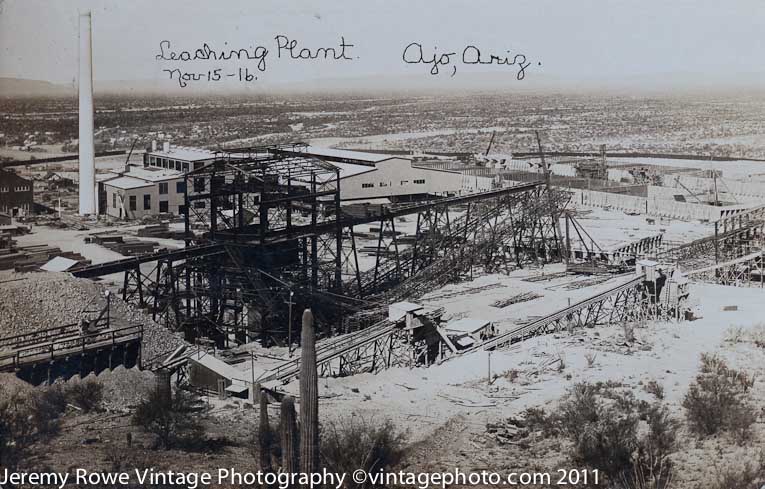 Ajo ca 1916, LEaching Plant