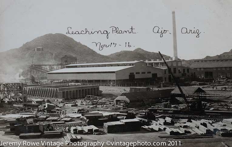 Ajo ca 1916, LEaching Plant