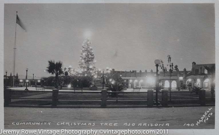 Ajo ca 1918, Christms tree