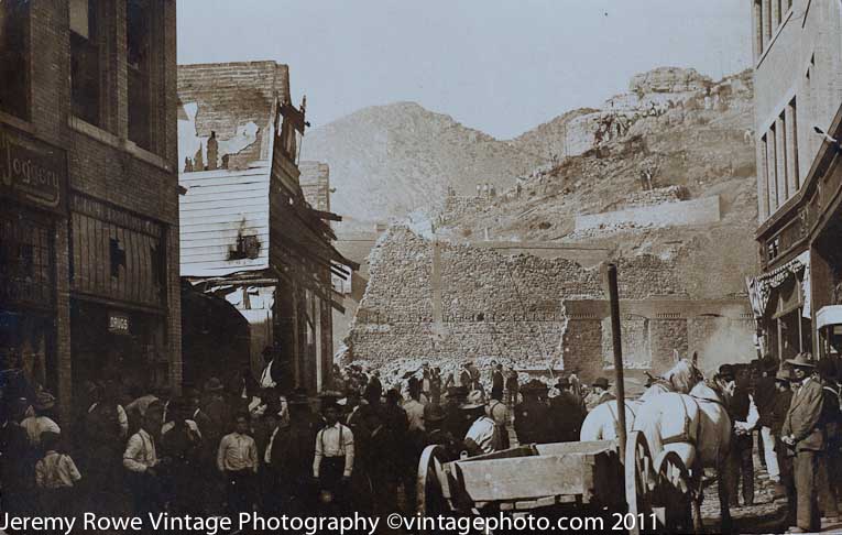 Aftermath Bisbee fire ca 1908