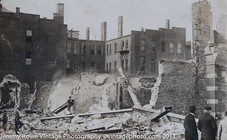 Aftermath Bisbee fire ca 1908