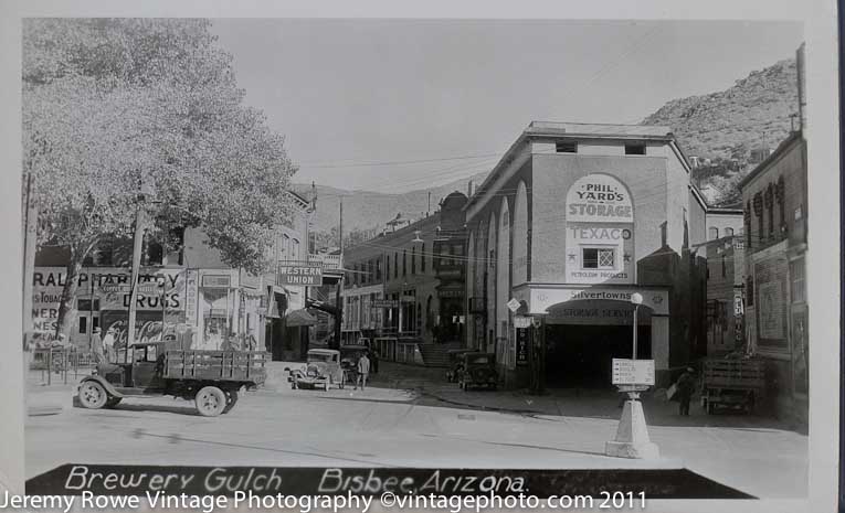 Brewery Gulch Bisbee ca 1930