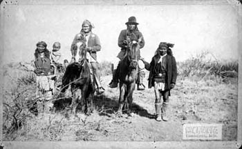 113 Geronimo mounted